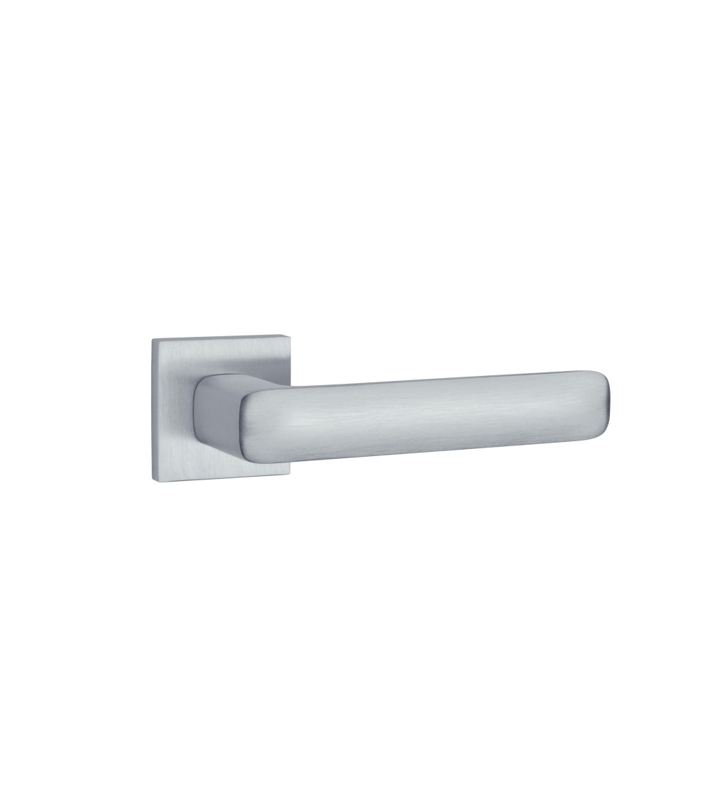 Puxador de porta cromado acetinado STELLA design