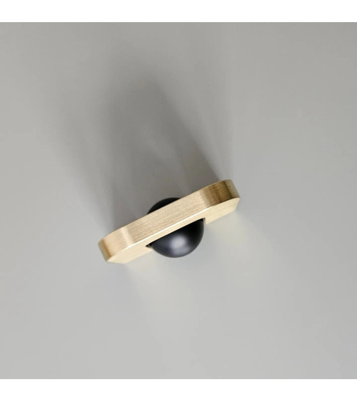 Puxador de móvel dourado polido ISA XS puxador design