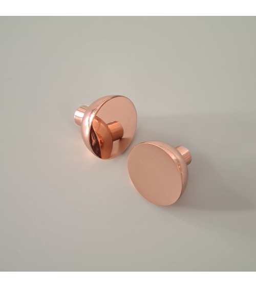 Botão de móvel em cobre LUNA M puxador design