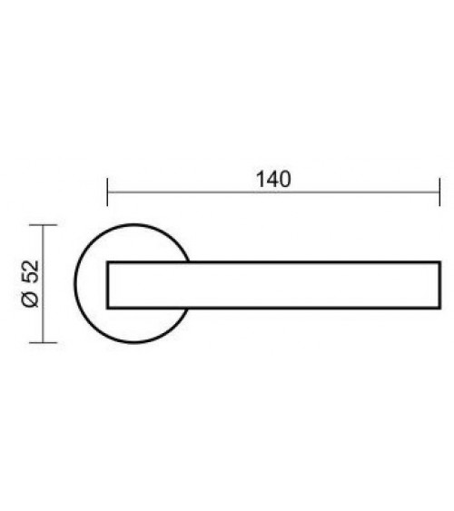 Puxador de porta moderno RADIUS pega design