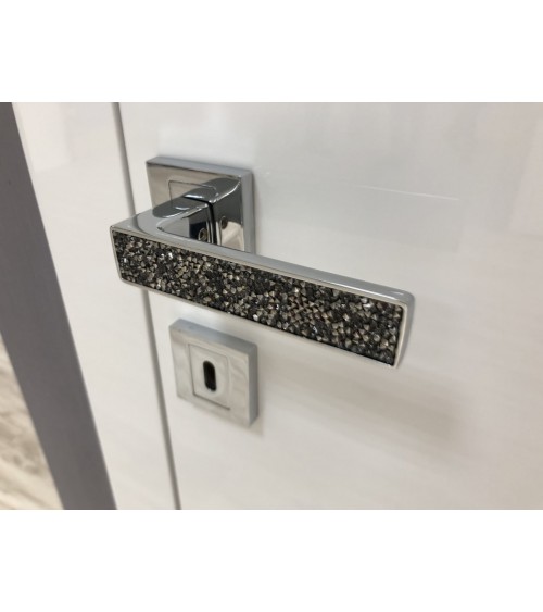 Puxador de porta zamak GLAMOUR ferragens design cor 1