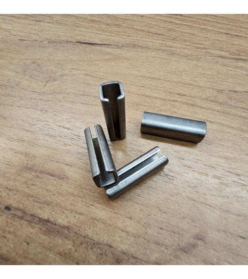 Adaptador redutor em metal, de 4 mm a 6 mm, para haste quadrada de WC de 4 mm