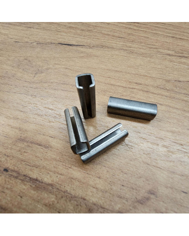 Adaptador redutor em metal, de 4 mm a 6 mm, para haste quadrada de WC de 4 mm