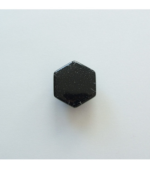 Puxador de móvel em vidro preto