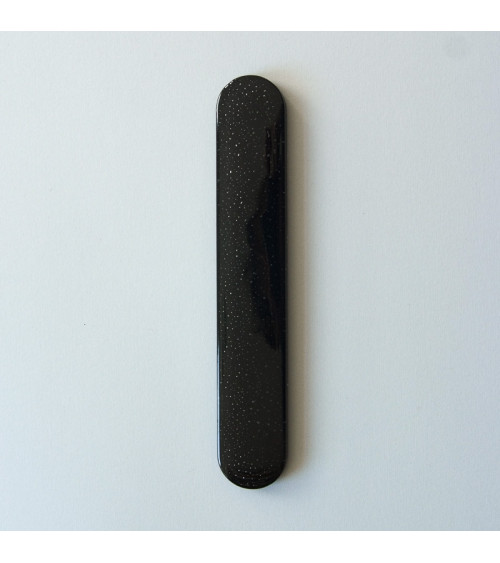Puxador de móvel em vidro preto