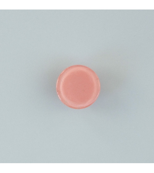 Botão de móvel em vidro rosa