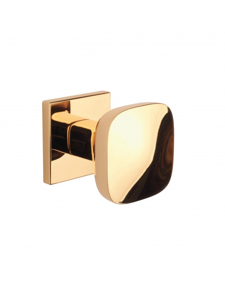 Botão de porta preto KIAMA quadrado - puxador design
