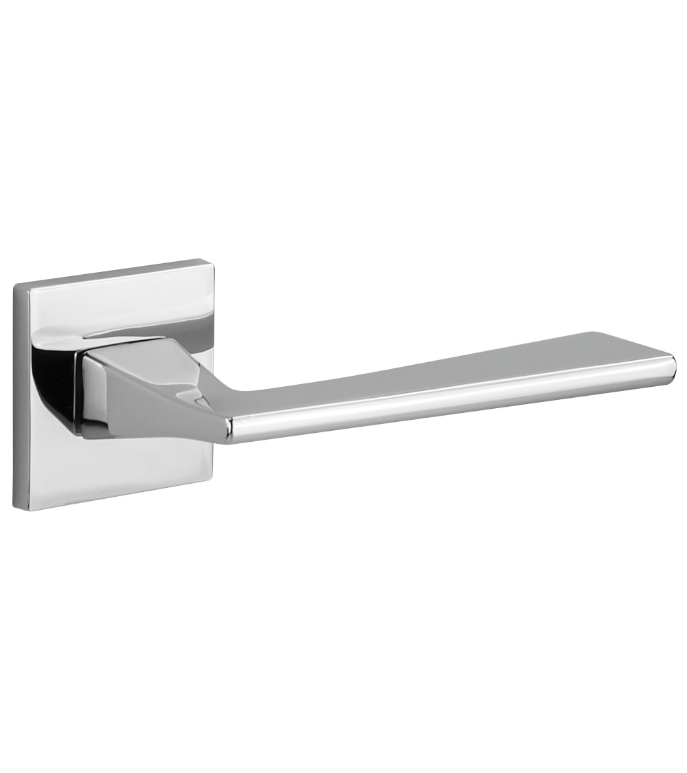 Puxador de porta cromado polido VS SPY quadrado – puxador design