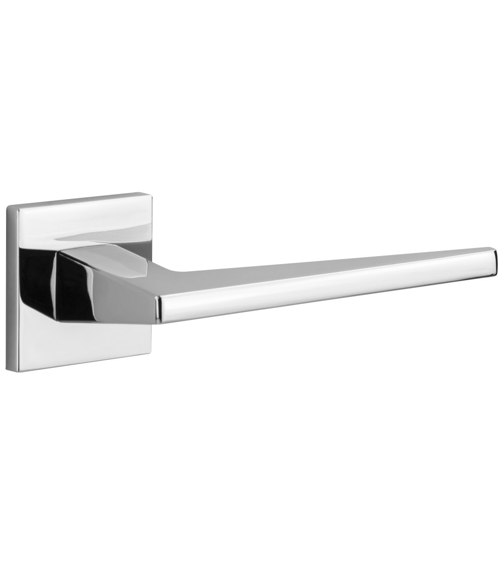 Puxador de porta cromado polido LIMA FIT ferragens design