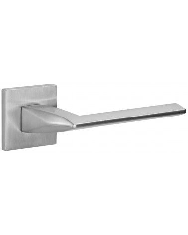 Puxador de porta cromado acetinado EVER design