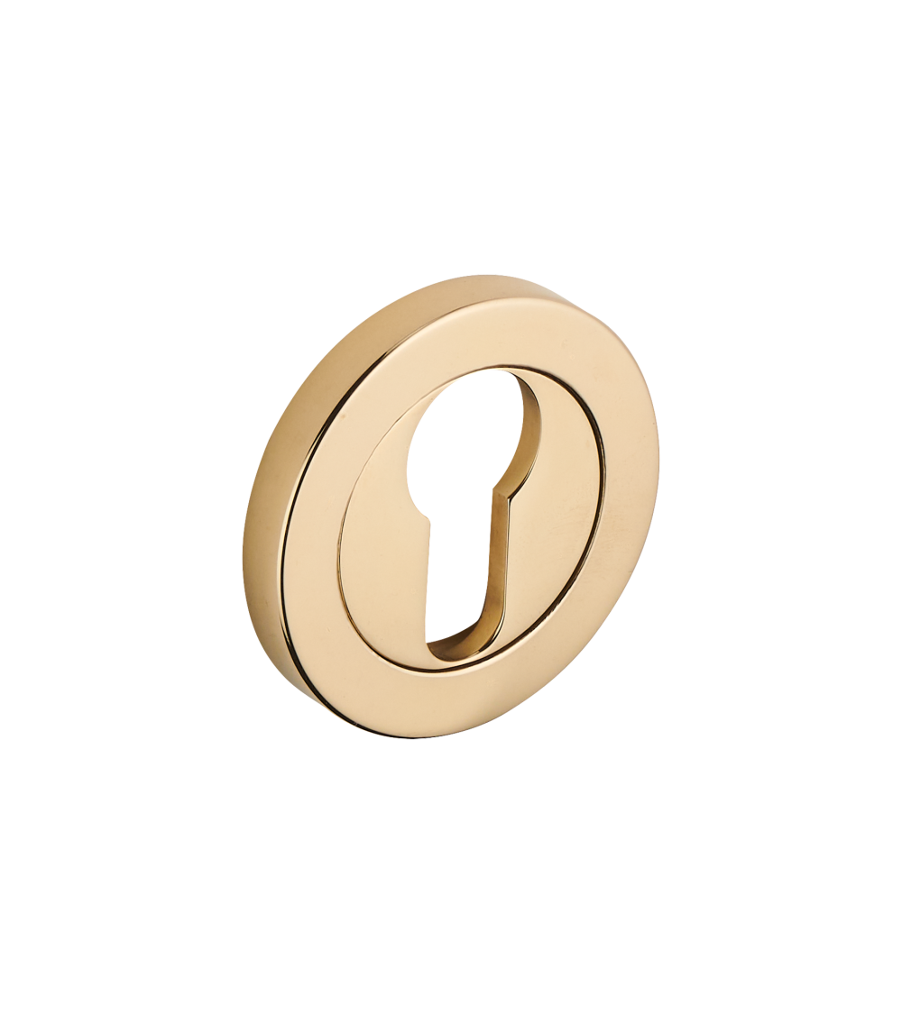 Roseta redonda com parafusos ocultos - cilindro (patilha) - R4CY