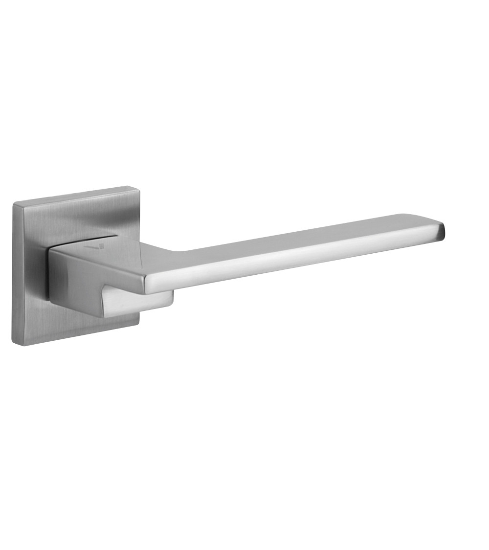 Puxador de porta cromado acetinado VS COSMO ferragens design