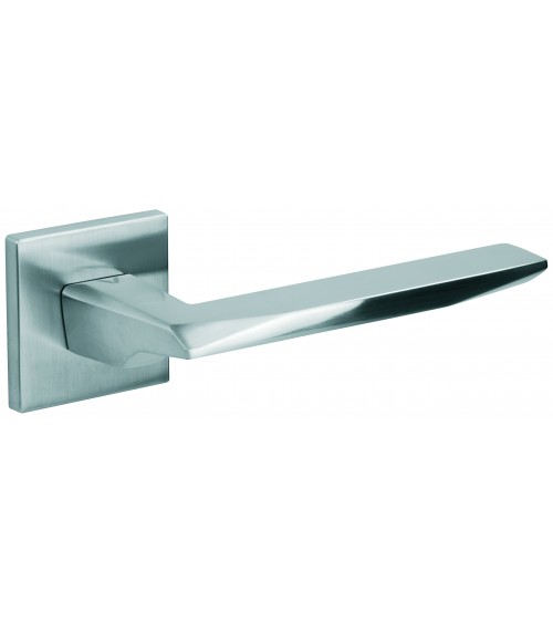 Puxador de porta cromado acetinado ZOE design