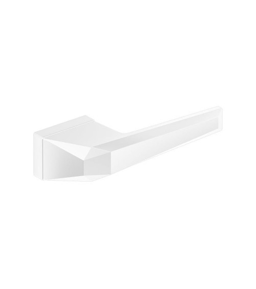 Puxador de porta branco Prisme design de puxador