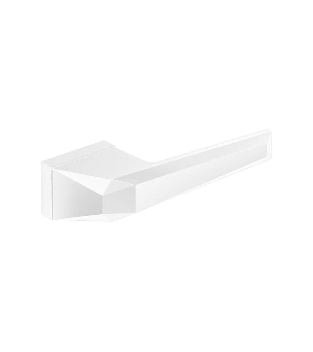 Puxador de porta branco Prisme design de puxador