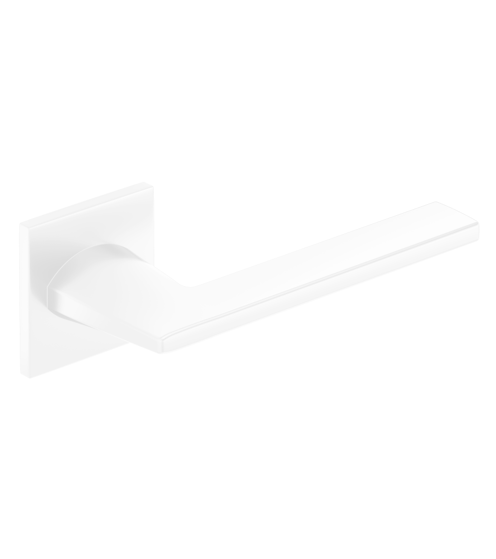 Puxador de porta branco Harmony design de puxador