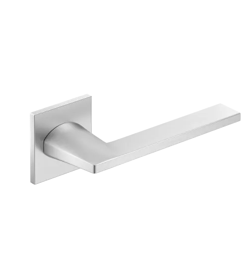 Puxador de porta cromado acetinado Harmony design