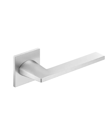 Puxador de porta cromado acetinado Harmony design
