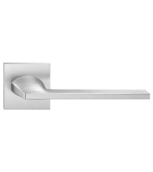 Puxador de porta cromado acetinado Harmony design