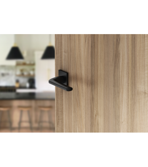 Puxador de porta preto Scandi slim puxador design