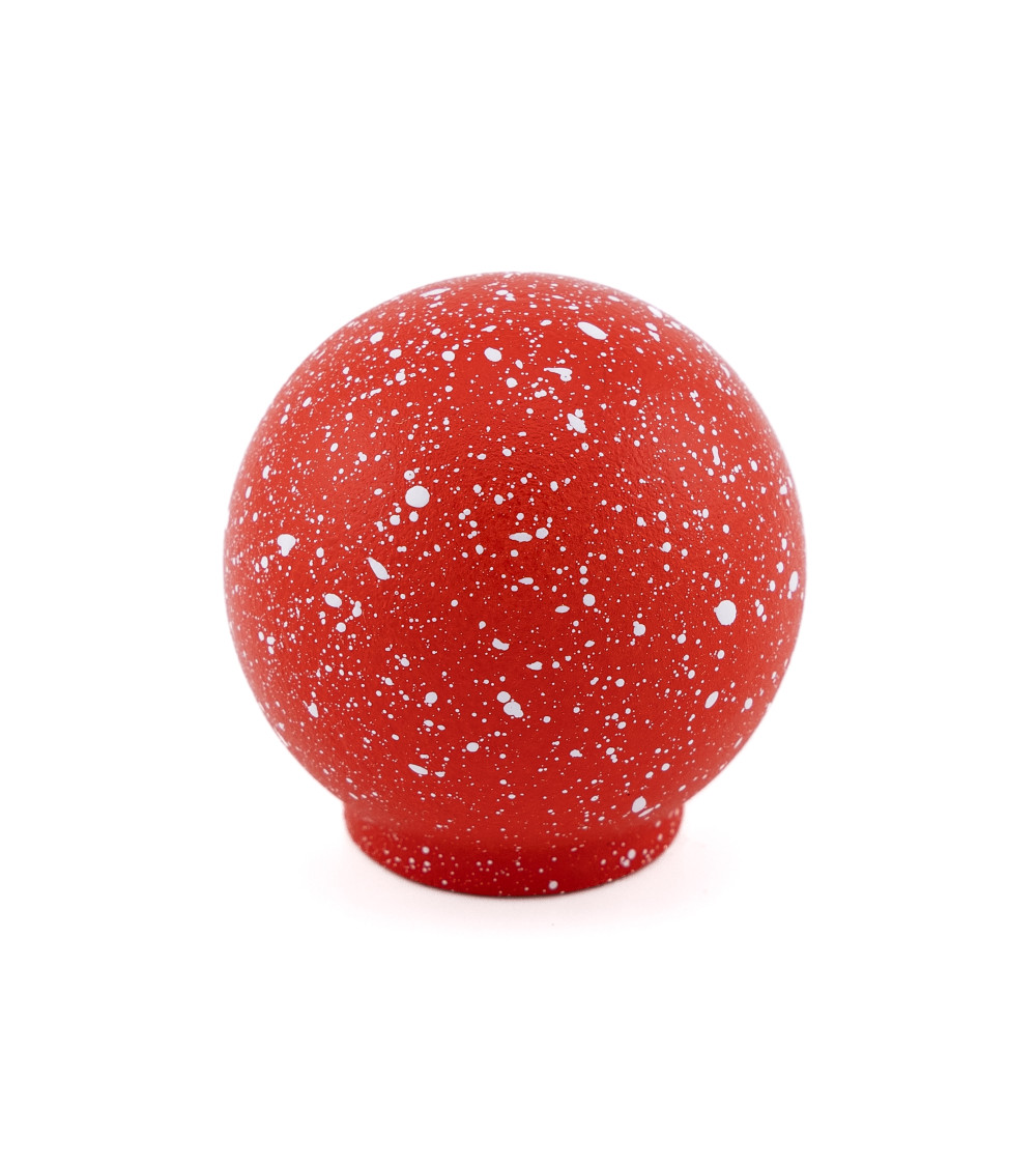 Botão de móvel em madeira de faia vermelho/branco Misto puxadores design
