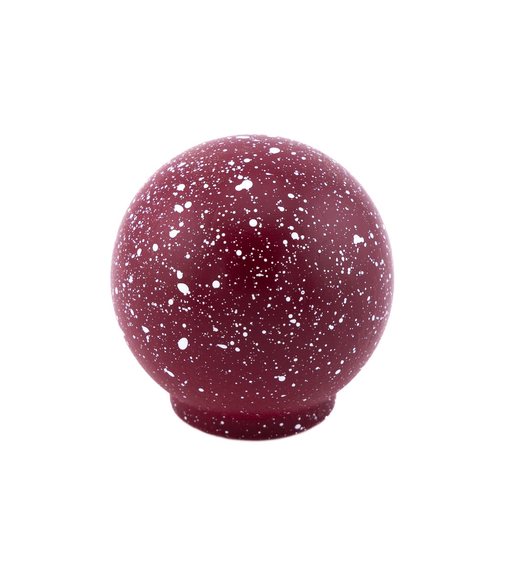 Botão de móvel em madeira de faia vermelho vinho/branco Misto puxadores design