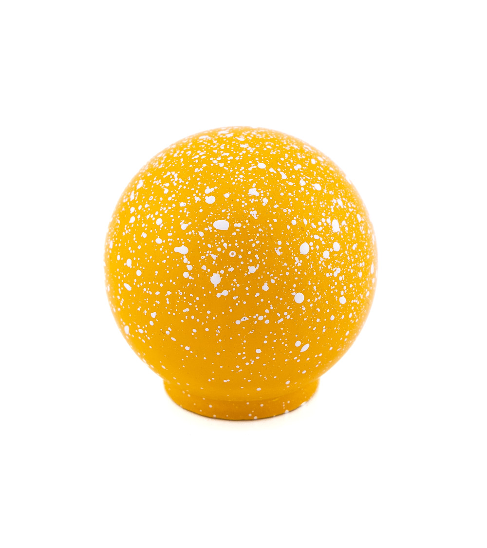 Botão de móvel em madeira de faia amarelo/branco Misto puxadores design