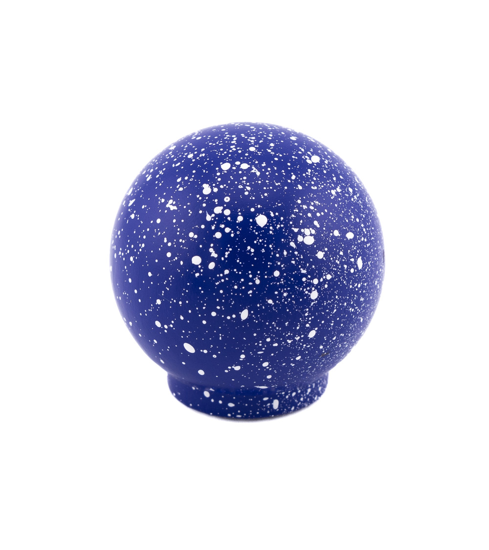 Botão de móvel em madeira de faia Azul escuro/branco Misto puxadores design