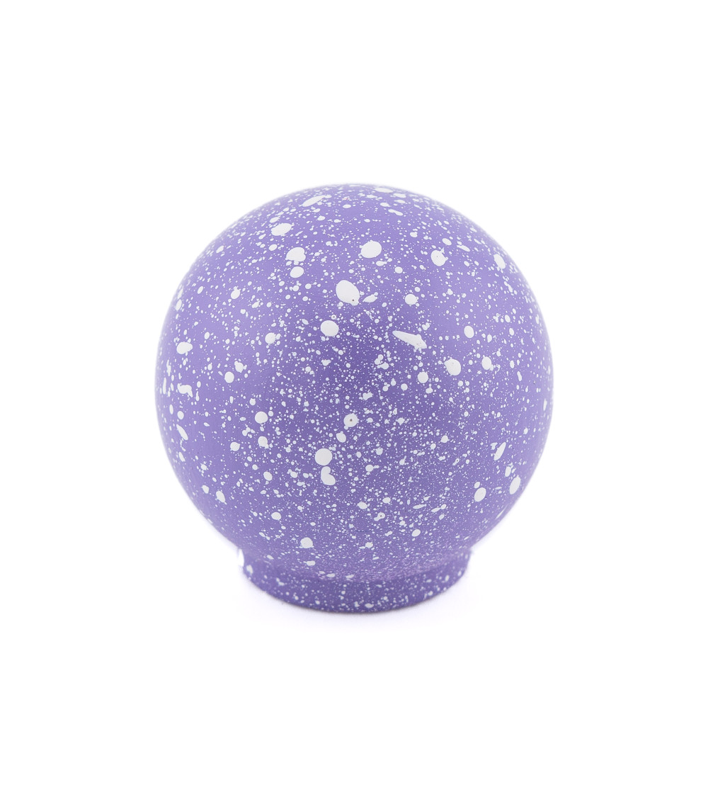 Botão de móvel em madeira de faia lavanda/branco Misto puxadores design