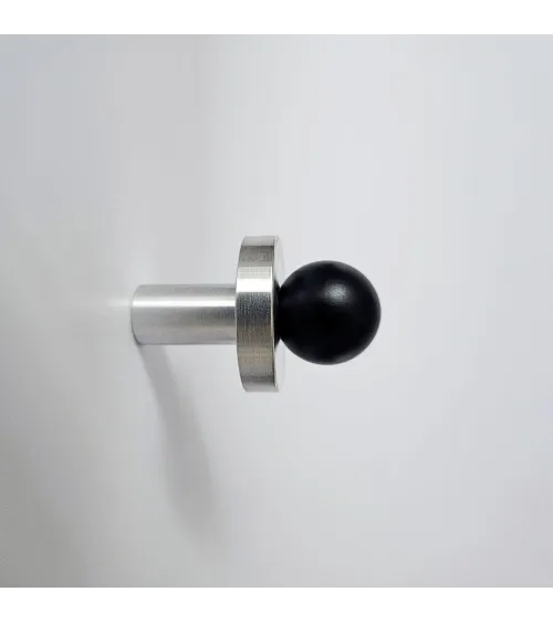 Cabide de Parede em Latão POLA inox e preto