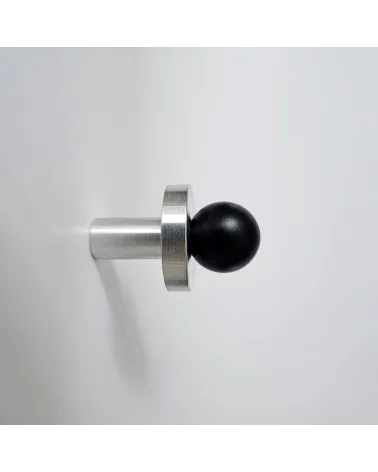 Cabide de Parede em Latão POLA inox e preto