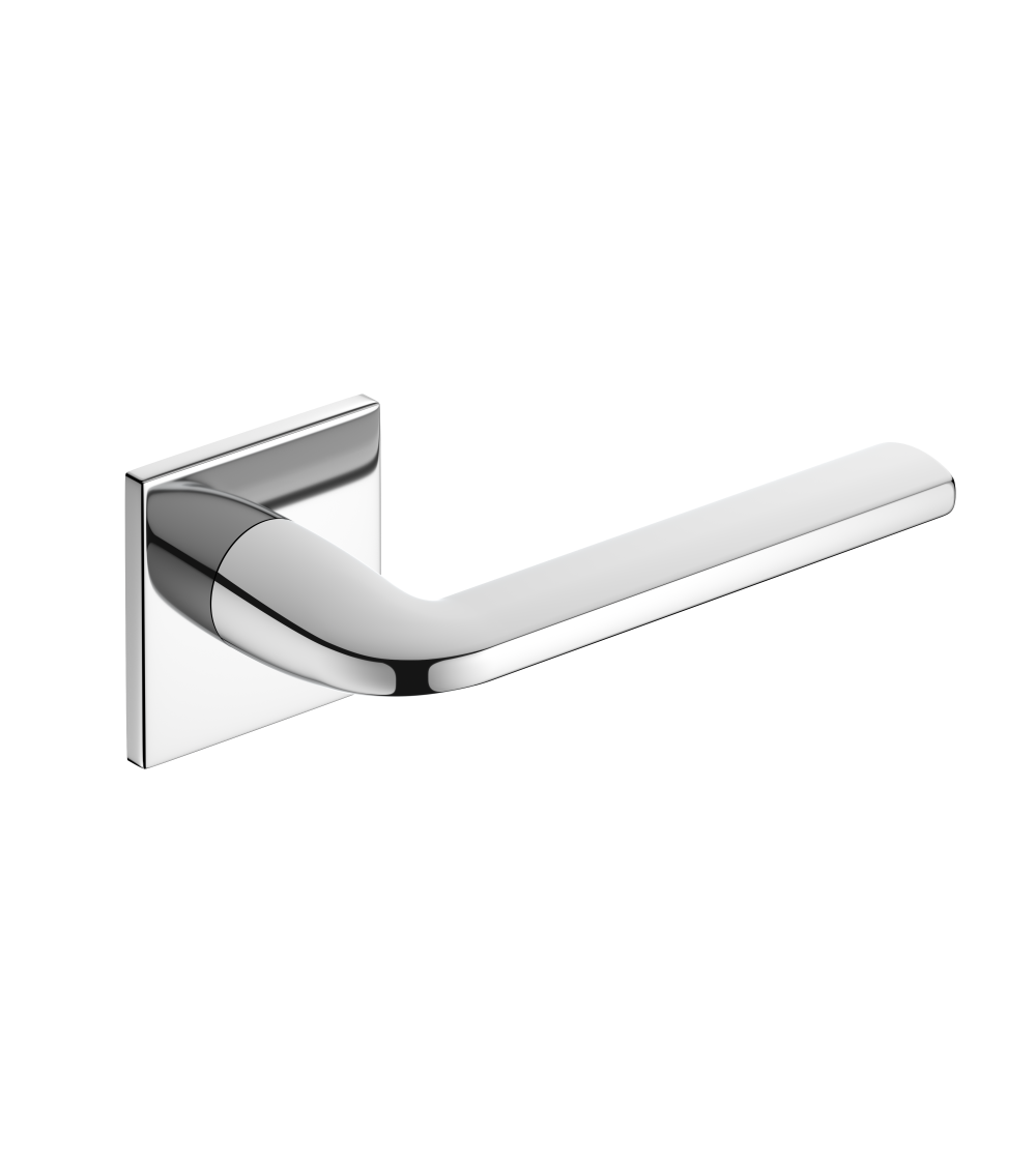Puxador de porta em cromo polido Scandi slim design
