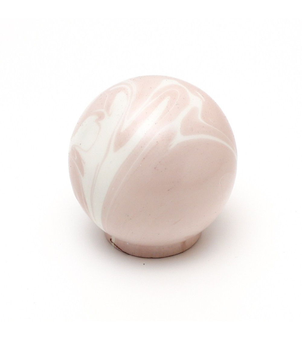 Puxador de móvel em madeira de Faia Rosa acinzentado - puxador design