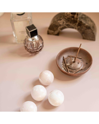 Puxador de móvel em madeira de Faia Rosa acinzentado