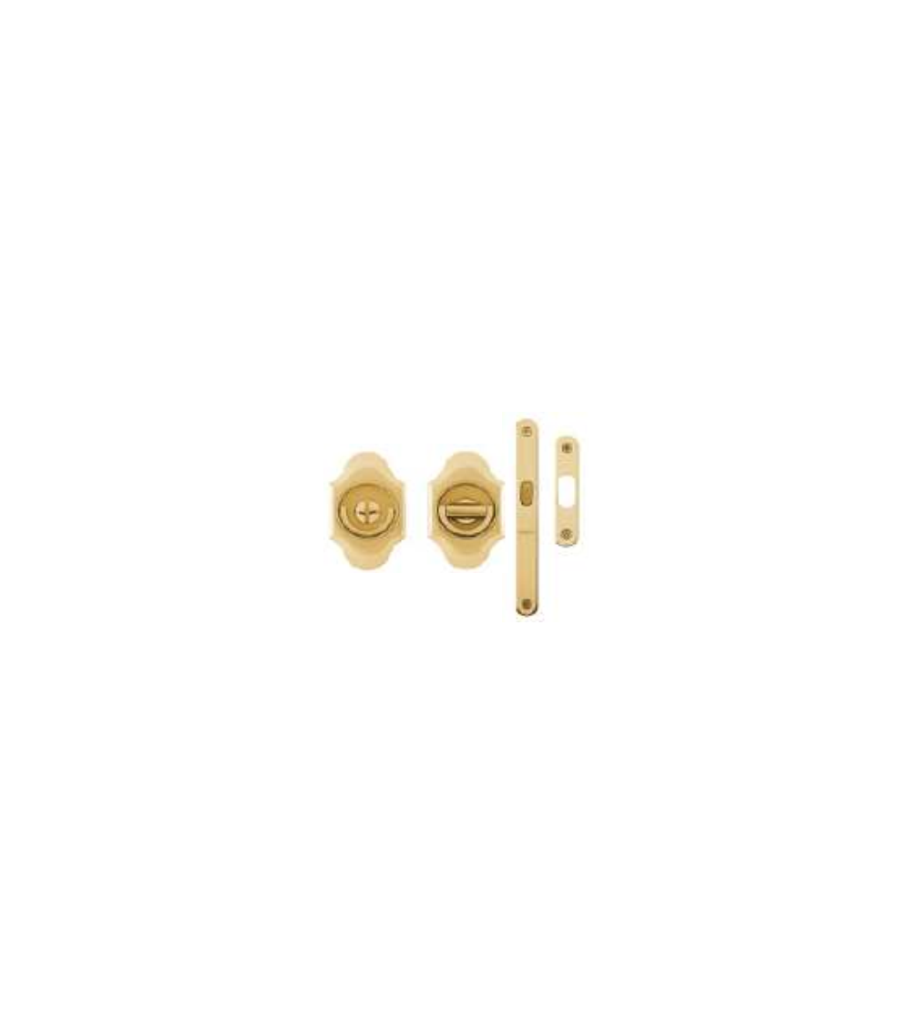 Kit puxadores embutidos para porta deslizante MANDELLI 1018TLN/S com fechadura