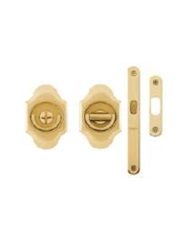 Kit puxadores embutidos para porta deslizante MANDELLI 1018TLN/S com fechadura