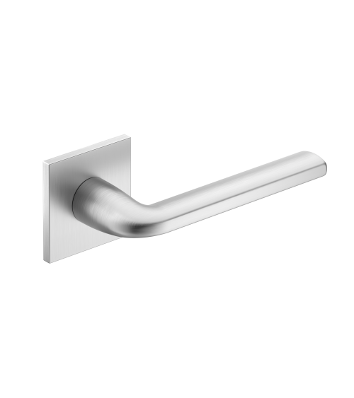 Puxador de porta em cromo acetinado Scandi slim design