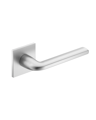 Puxador de porta em cromo acetinado Scandi slim design