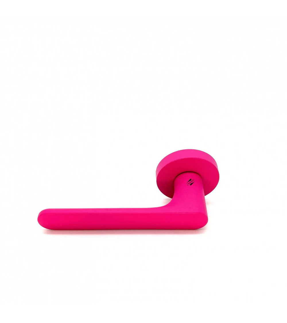 Puxador de porta cor Rosa Framboesa - Moon One Ronde