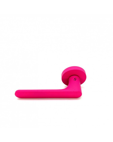 Puxador de porta cor Rosa Framboesa - Moon One Ronde