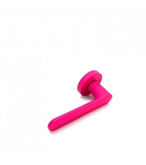 Puxador de porta cor Rosa Framboesa - Moon One Ronde