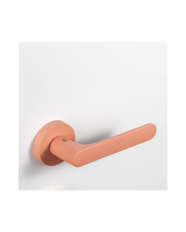 Puxador de porta cor rosa antigo - Moon One Ronde