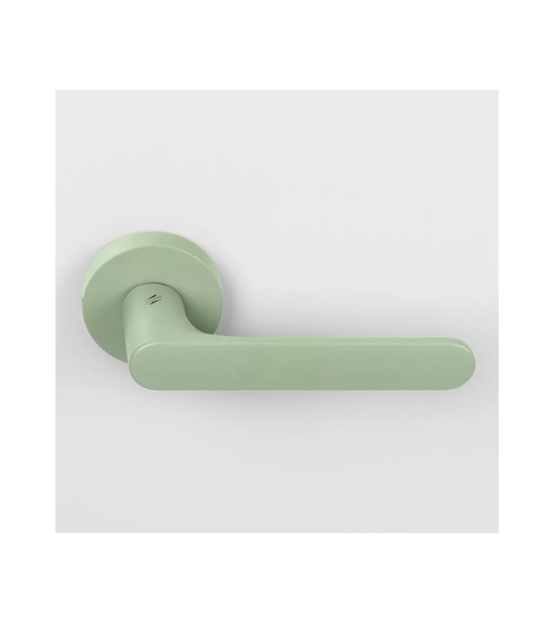 Puxador de porta cor verde salva - Moon One Ronde