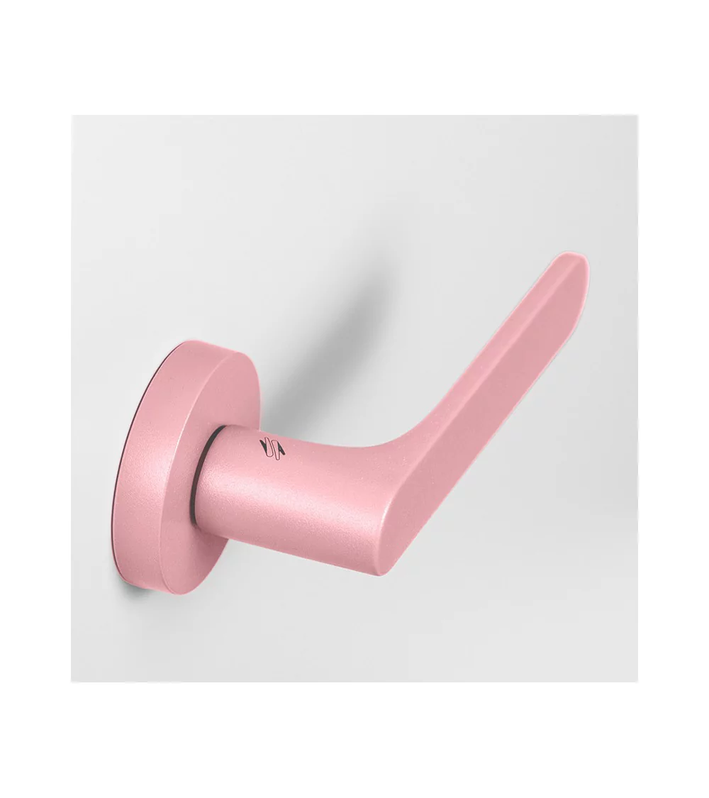 Puxador de porta cor rosa antigo - Moon One Ronde