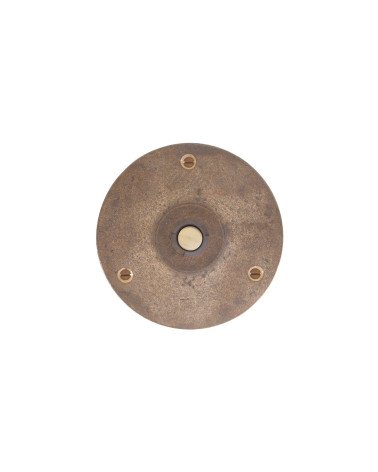 Campainha redonda Dauby Pure em bronze - botão de campainha 90RO
