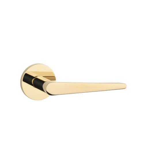 Puxador de porta dourado polido ARNICA design