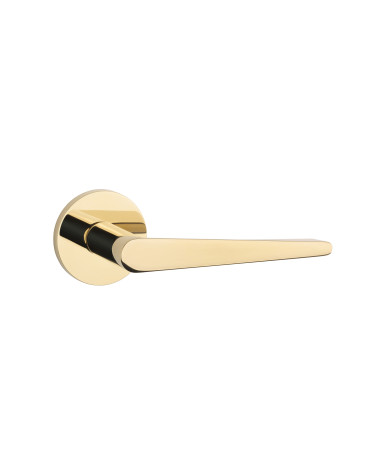 Puxador de porta dourado polido ARNICA design