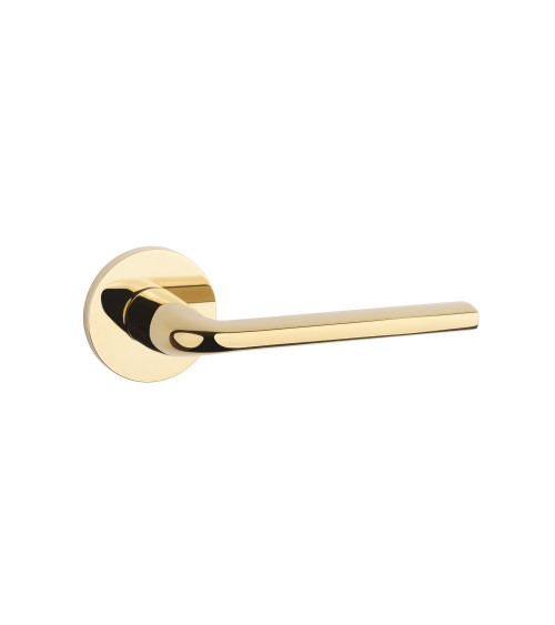 Puxador de porta dourado polido OLEANDRO ferragens design