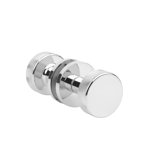 Botão de porta cromado polido TUJA puxador design