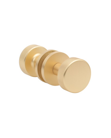 Botão de porta dourado mate TUJA puxador design dupla face